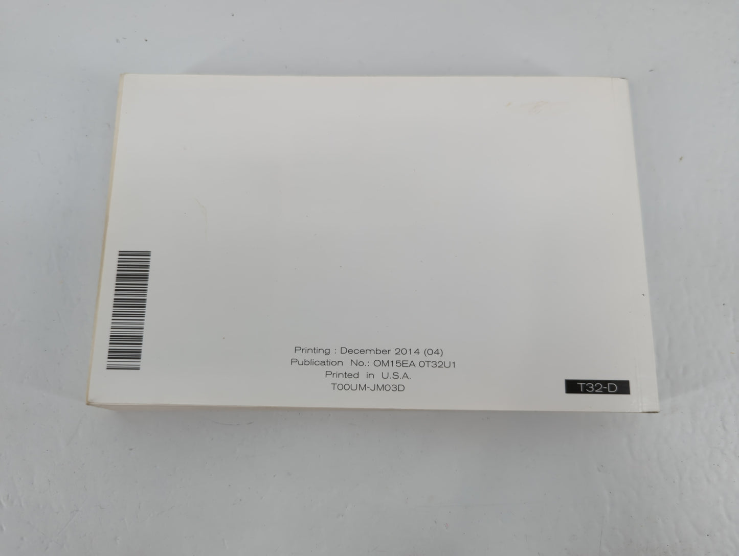 2015 Nissan Rogue Owners Manual Book Guide P/N:OM15EA 0T32U1 OEM Used Auto Parts - Oemusedautoparts1.com