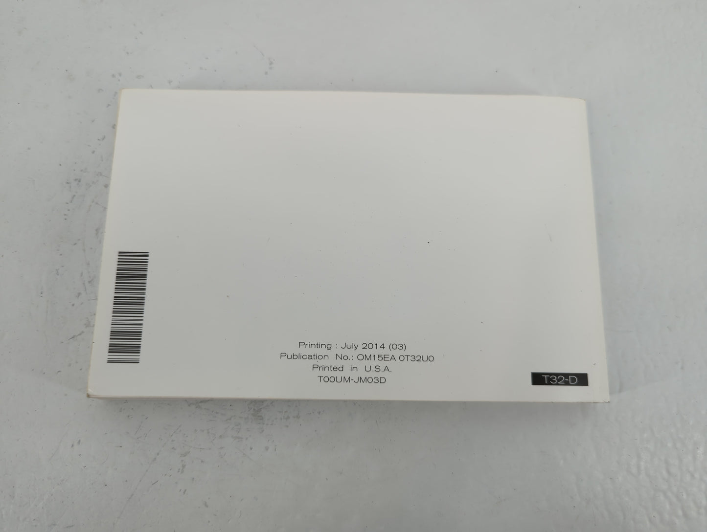 2015 Nissan Rogue Owners Manual Book Guide P/N:OM15EA 0T32U0 OEM Used Auto Parts - Oemusedautoparts1.com