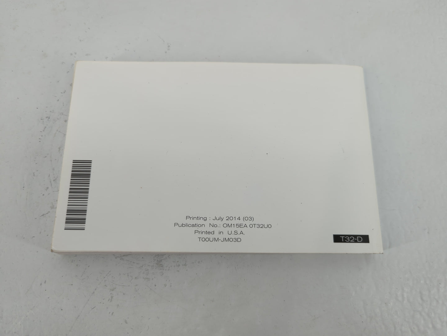 2015 Nissan Rogue Owners Manual Book Guide P/N:OM15EA 0T32U0 OEM Used Auto Parts - Oemusedautoparts1.com