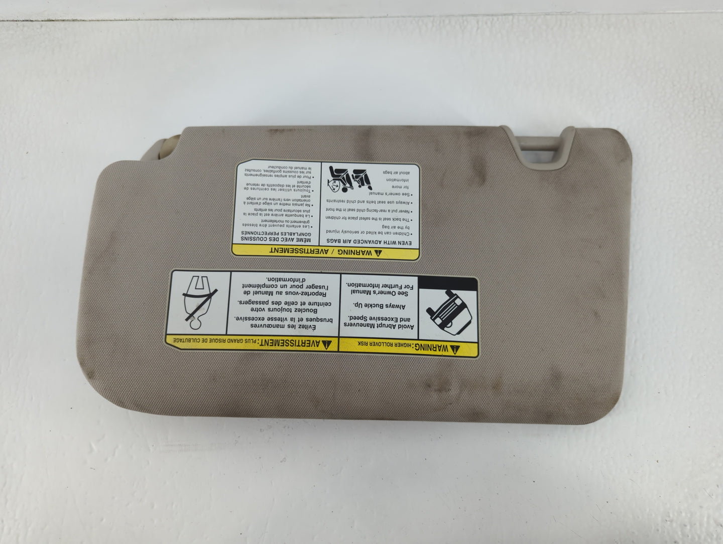 2008-2015 Nissan Rogue Sun Visor Shade Replacement Passenger Right Mirror Fits Fits 2008 2009 2010 2011 2012 2013 2014 2015 