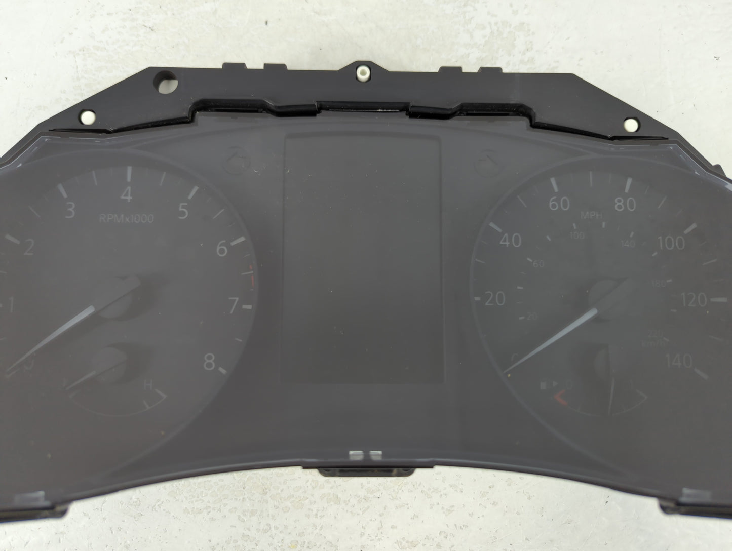 2015 Nissan Rogue Instrument Cluster Speedometer Gauges P/N:5MBF 6458, 5HA3A Fits OEM Used Auto Parts - Oemusedautoparts1.co