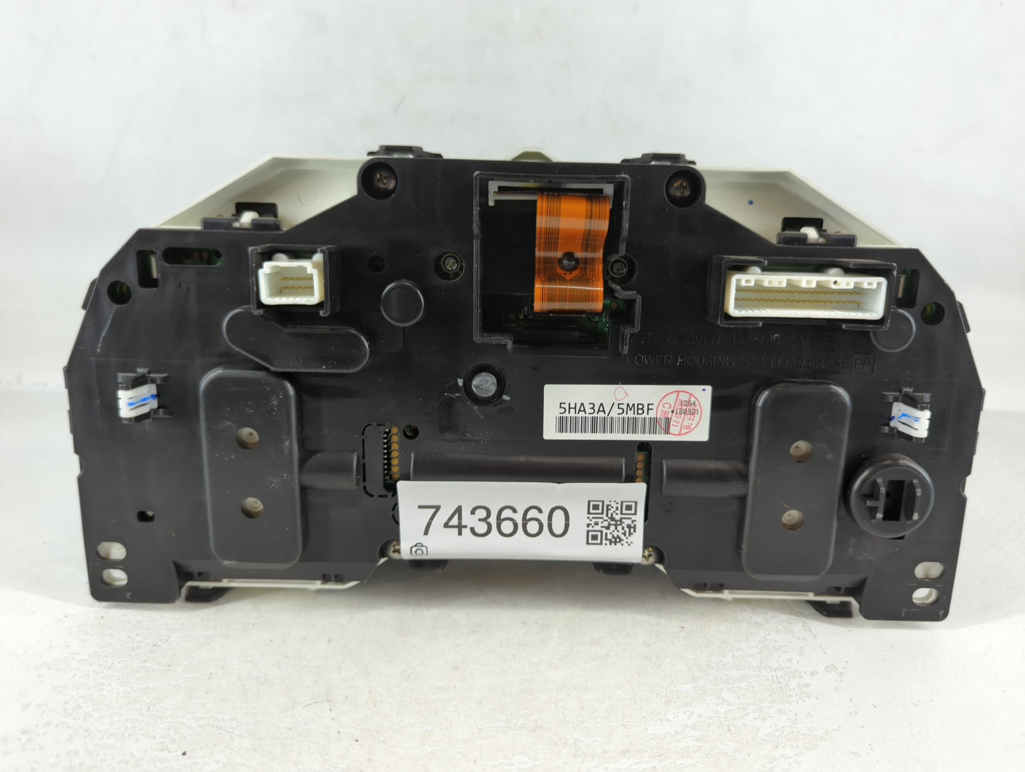 2015 Nissan Rogue Instrument Cluster Speedometer Gauges P/N:5MBF 6458, 5HA3A Fits OEM Used Auto Parts - Oemusedautoparts1.co