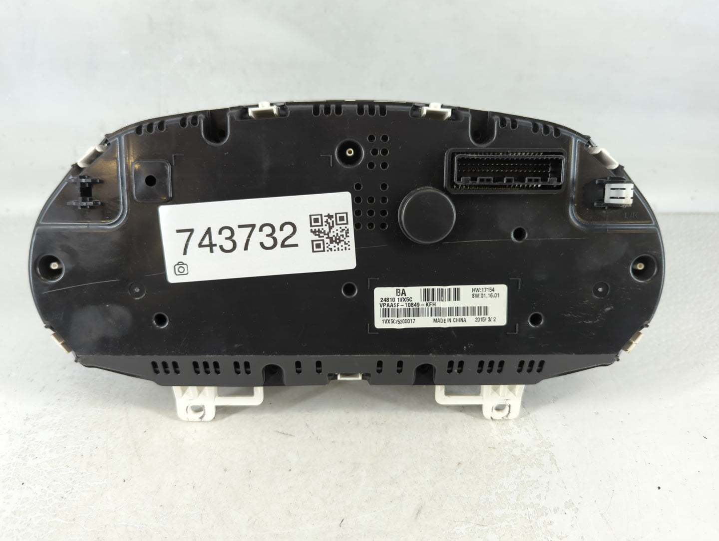 2012-2015 Nissan Rogue Instrument Cluster Speedometer Gauges P/N:VPAASF-10849-KFH 24810 1VX5C Fits Fits 2012 2013 2014 2015 