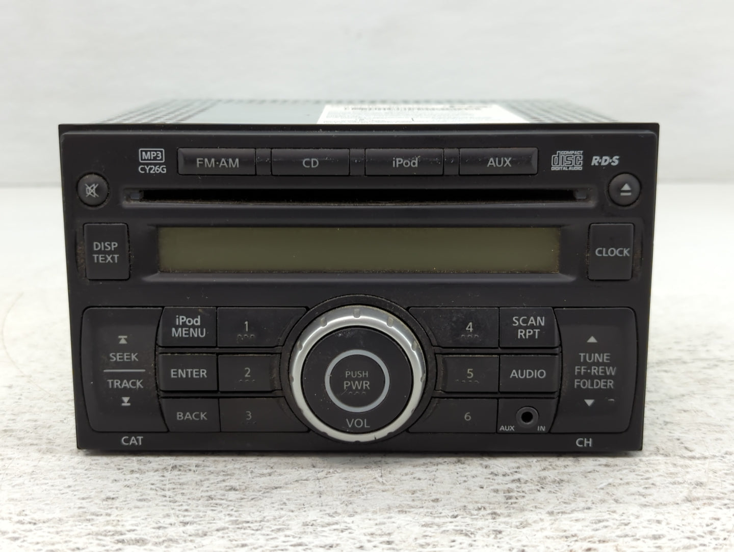 2011-2015 Nissan Rogue Radio AM FM Cd Player Receiver Replacement P/N:28185 1VK1A Fits Fits 2011 2012 2013 2014 2015 OEM Use