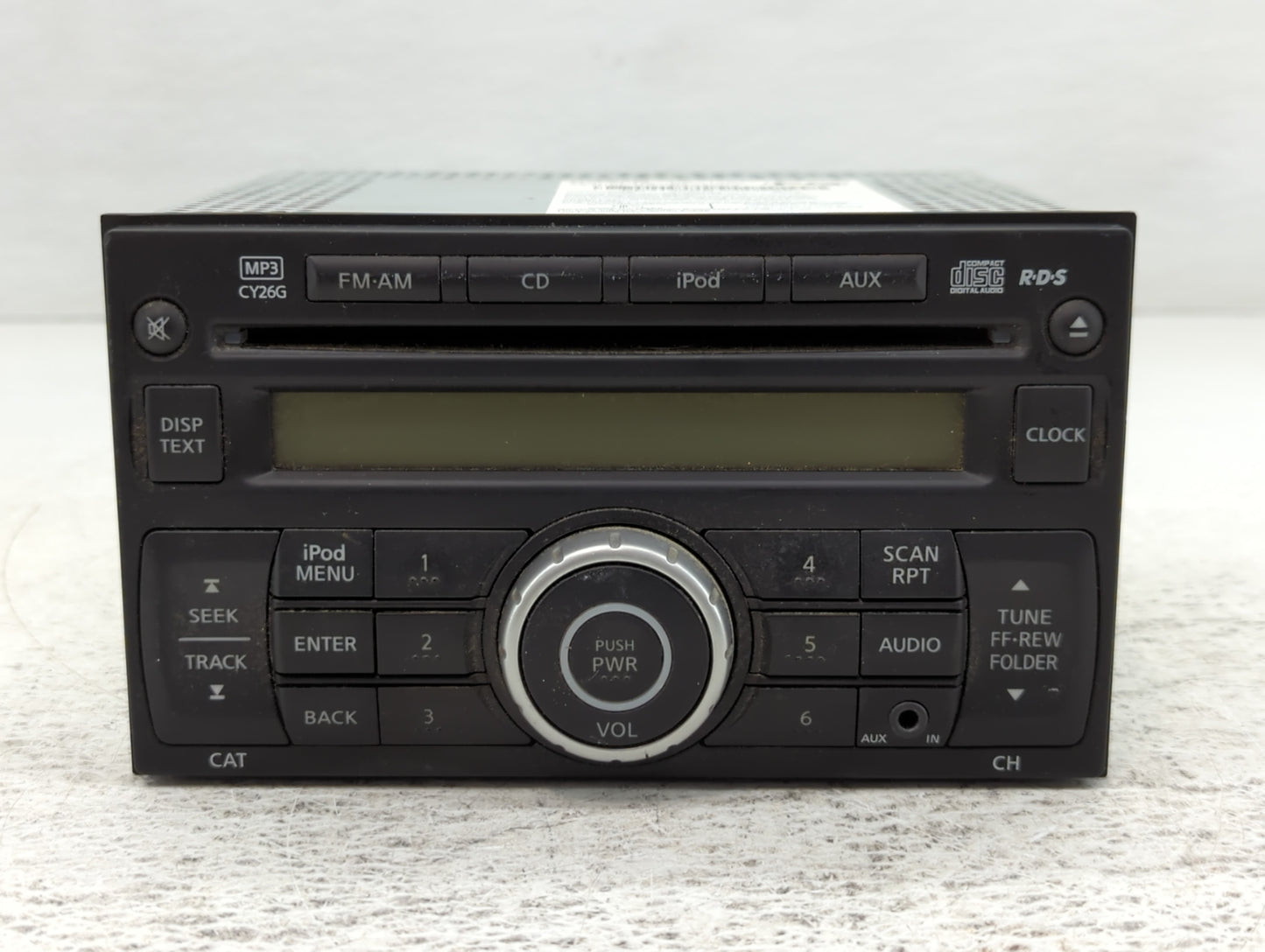 2011-2015 Nissan Rogue Radio AM FM Cd Player Receiver Replacement P/N:28185 1VK1A Fits Fits 2011 2012 2013 2014 2015 OEM Use