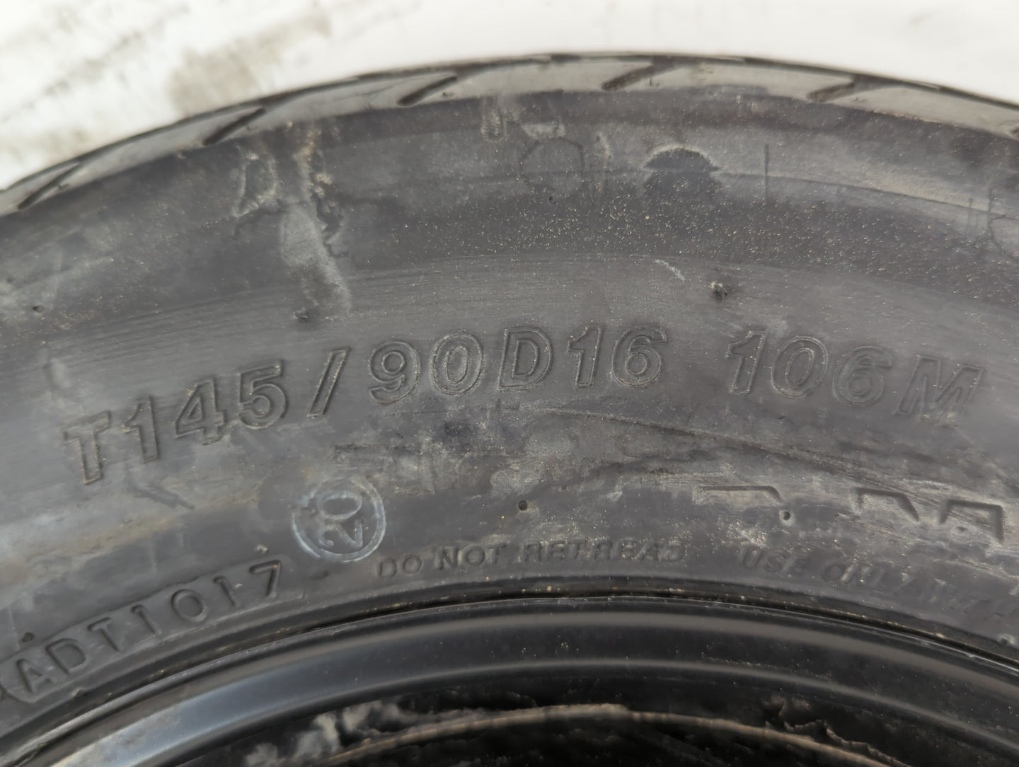 2014-2015 Nissan Rogue Spare Donut Tire Wheel Rim Oem - Oemusedautoparts1.com