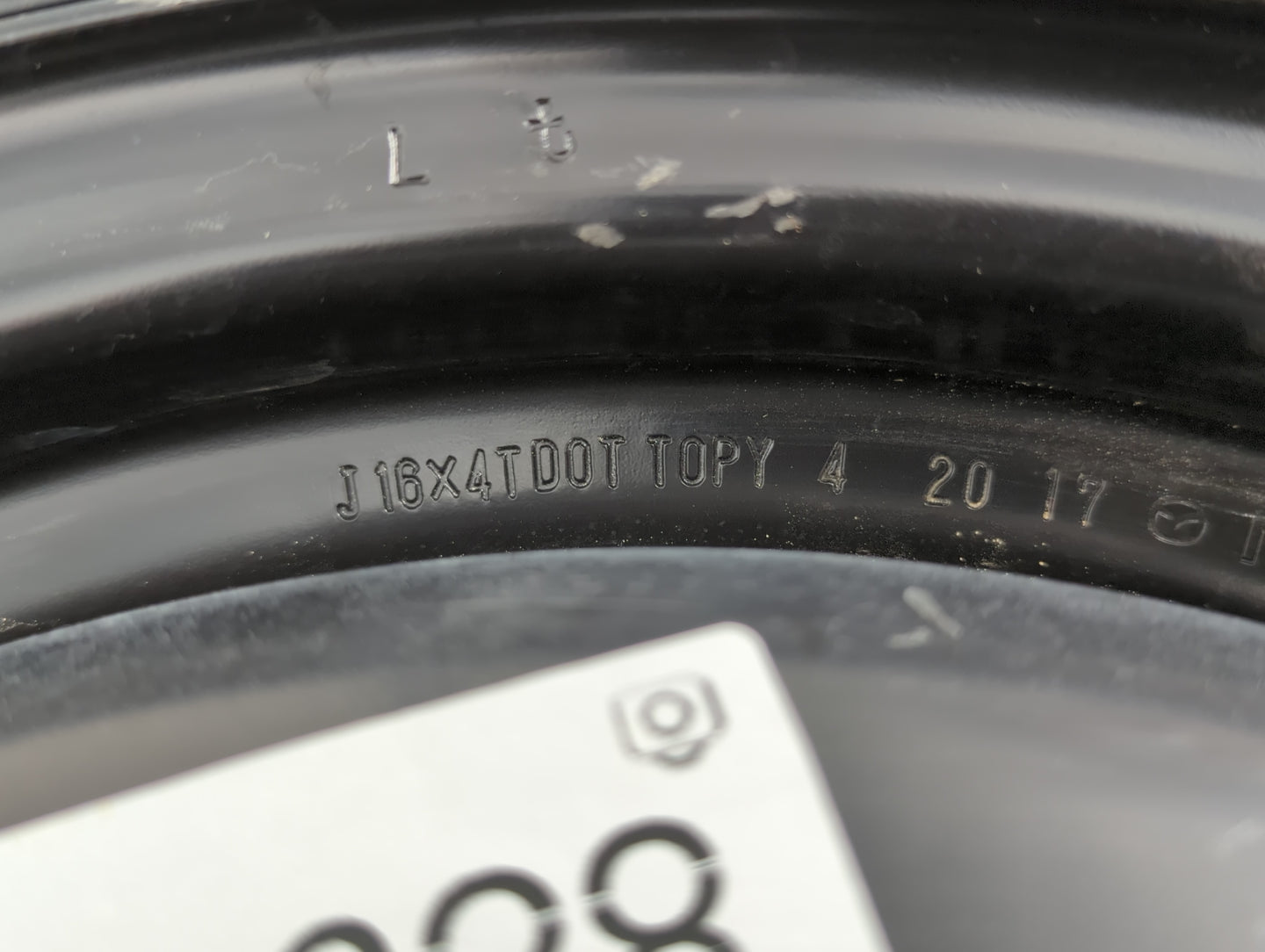 2014-2015 Nissan Rogue Spare Donut Tire Wheel Rim Oem - Oemusedautoparts1.com