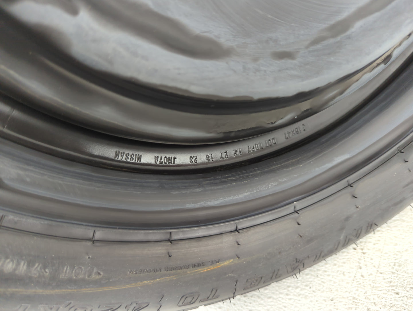 2010-2020 Nissan Rogue Spare Donut Tire Wheel Rim Oem - Oemusedautoparts1.com