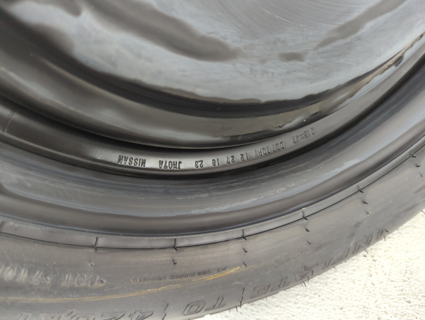 2010-2020 Nissan Rogue Spare Donut Tire Wheel Rim Oem - Oemusedautoparts1.com