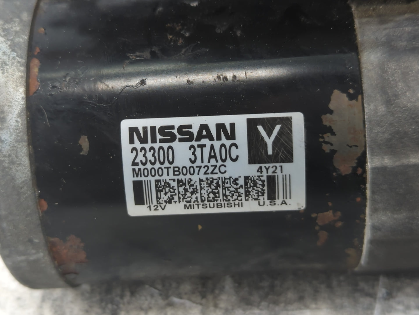 2015-2020 Nissan Rogue Car Starter Motor Solenoid OEM P/N:23300 3TA0C Fits Fits 2015 2016 2017 2018 2019 2020 OEM Used Auto 