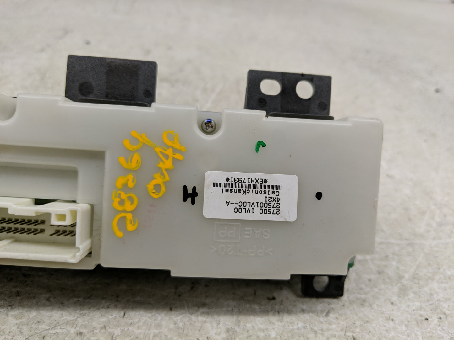 2011-2015 Nissan Rogue Climate Control Module Temperature AC/Heater Replacement P/N:27500 1VL0C Fits Fits 2011 2012 2013 201
