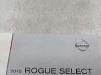 2015 Nissan Rogue Select Owners Manual Book Guide P/N:OM15E00S35U0 OEM Used Auto Parts - Oemusedautoparts1.com