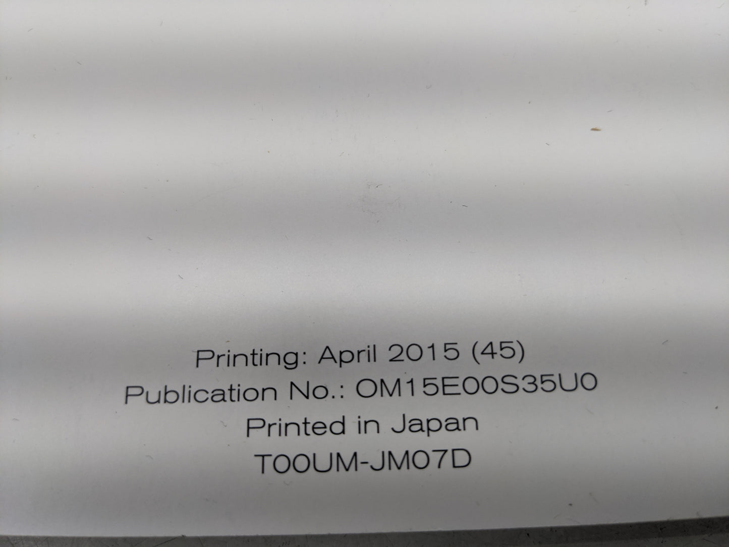 2015 Nissan Rogue Select Owners Manual Book Guide P/N:OM15E00S35U0 OEM Used Auto Parts - Oemusedautoparts1.com