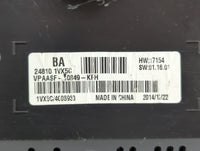 2015 Nissan Rogue Select Instrument Cluster Speedometer Gauges P/N:24810 1VX0A 24810 1VX5C, 24810 1VX5A Fits Fits 2012 2013 