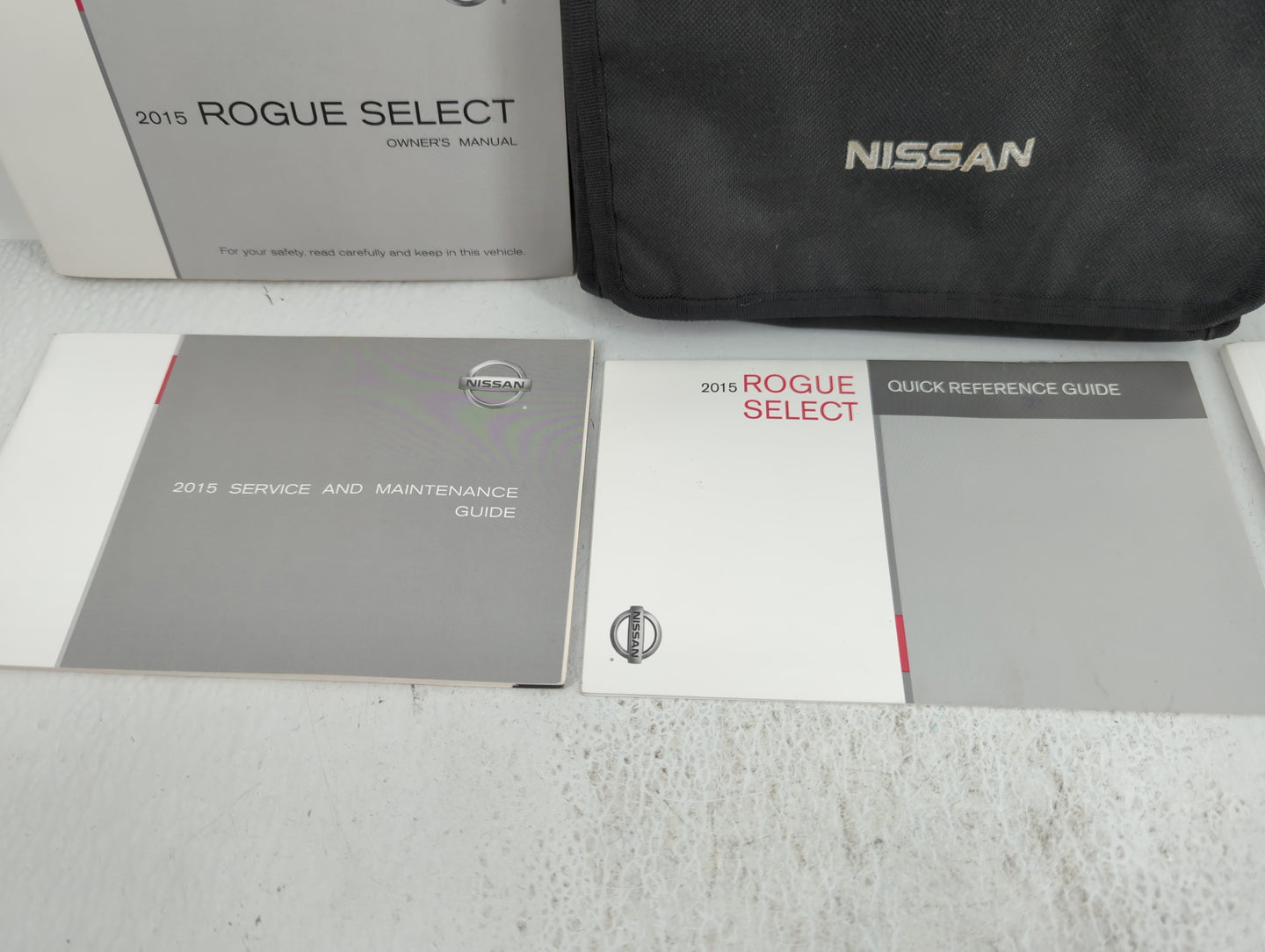 2015 Nissan Rogue Select Owners Manual Book Guide OEM Used Auto Parts - Oemusedautoparts1.com