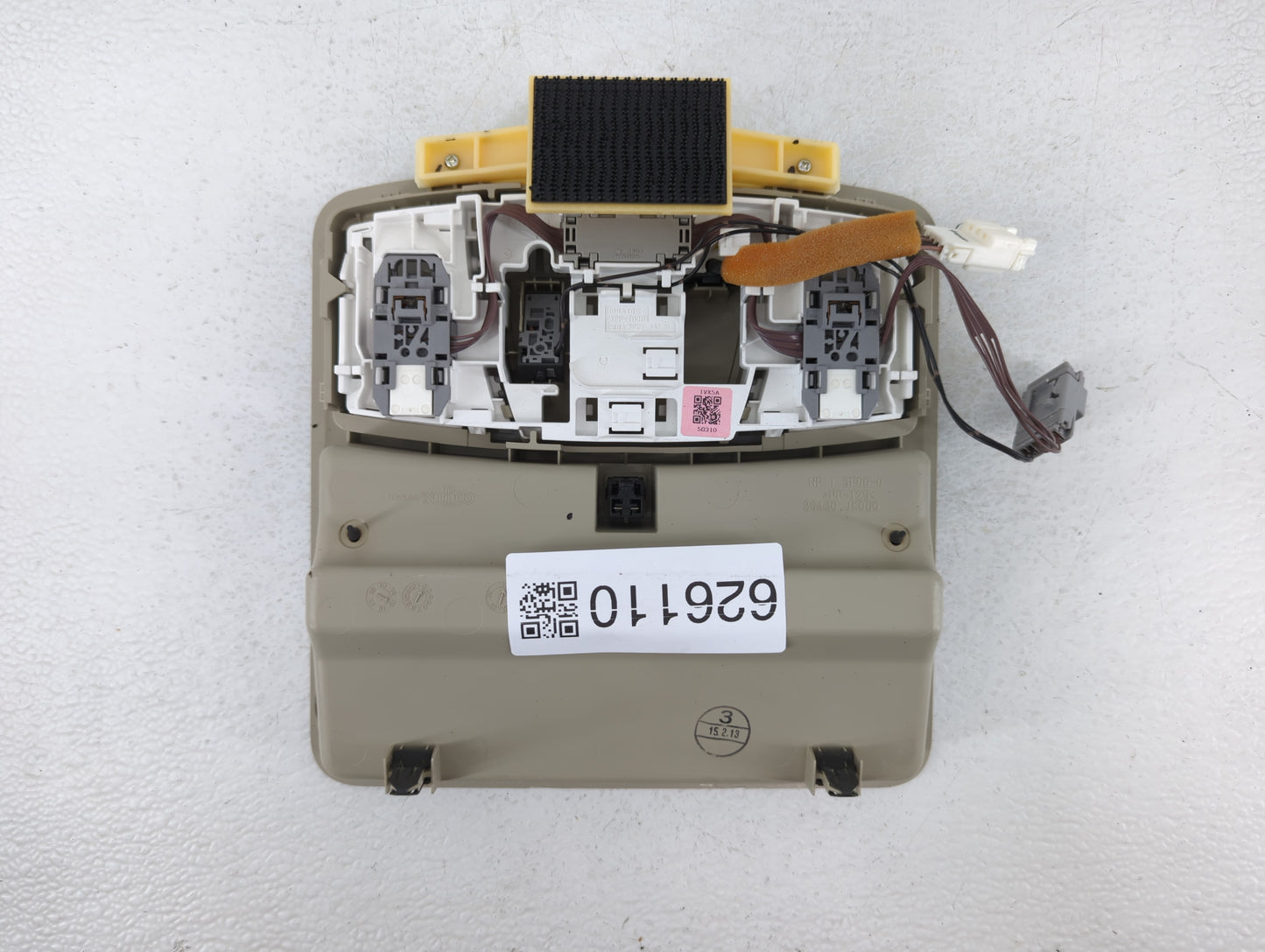 2015 Nissan Rogue Select Overhead Roof Console - Oemusedautoparts1.com