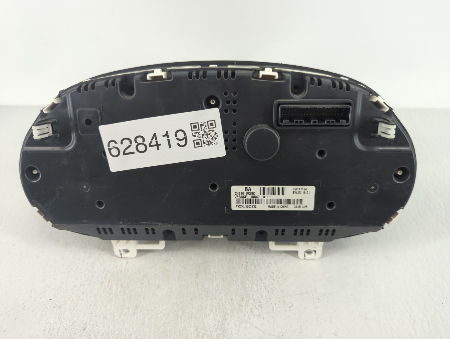 2015 Nissan Rogue Select Instrument Cluster Speedometer Gauges P/N:24810 1VX5C Miles: Fits Fits 2012 2013 2014 OEM Used Auto