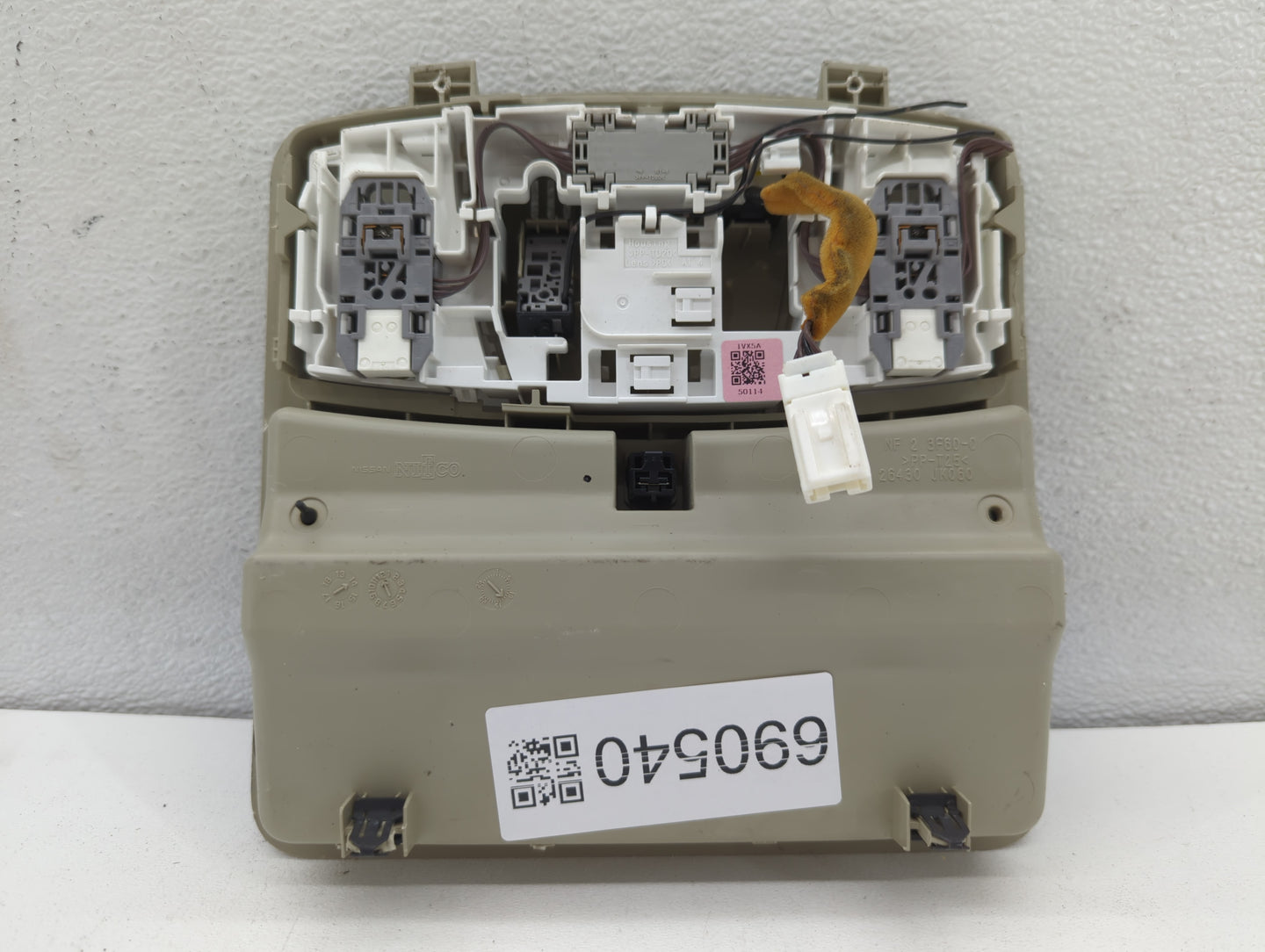 2015 Nissan Rogue Select Overhead Roof Console - Oemusedautoparts1.com