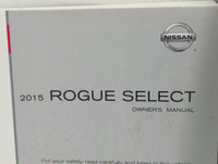 2015 Nissan Rogue Select Owners Manual Book Guide P/N:T00UM-JM07D OEM Used Auto Parts - Oemusedautoparts1.com
