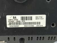 2015 Nissan Rogue Select Instrument Cluster Speedometer Gauges P/N:VPAASF-10849-KFH 24810-1VX5C Fits Fits 2012 2013 2014 OEM
