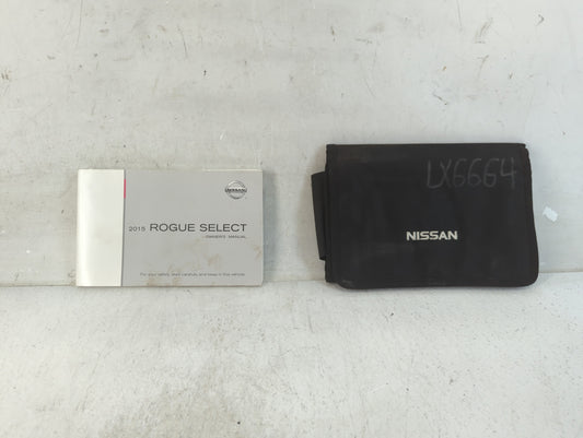 2015 Nissan Rogue Select Owners Manual Book Guide P/N:OM15E00S35U0 OEM Used Auto Parts - Oemusedautoparts1.com