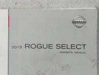 2015 Nissan Rogue Select Owners Manual Book Guide P/N:OM15E00S35U0 OEM Used Auto Parts - Oemusedautoparts1.com