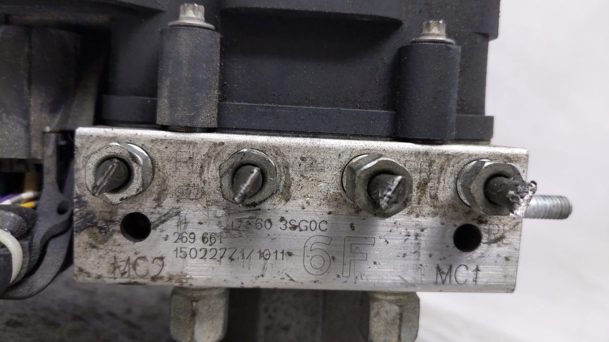 2014-2015 Nissan Sentra Anti-Lock Brake ABS Pump Module Actuator OEM P/N:47660-3SG0C Fits Fits 2014 2015 OEM Used Auto Parts