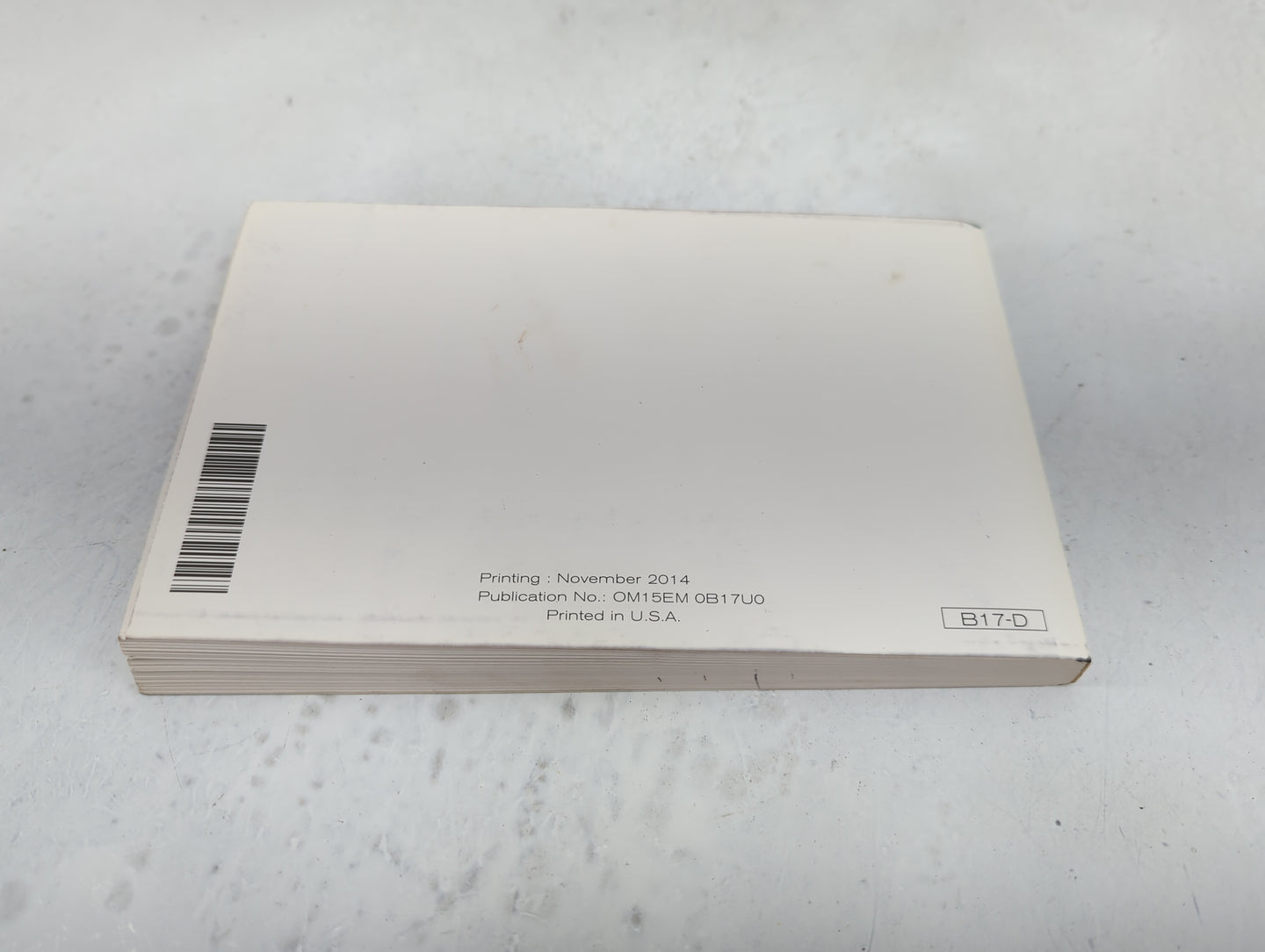 2015 Nissan Sentra Owners Manual Book Guide OEM Used Auto Parts - Oemusedautoparts1.com