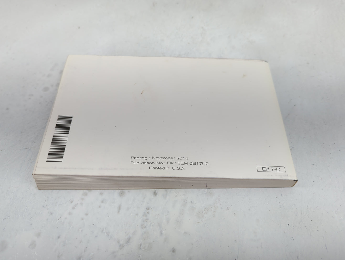 2015 Nissan Sentra Owners Manual Book Guide OEM Used Auto Parts - Oemusedautoparts1.com