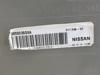 2013-2015 Nissan Sentra Tail Light Assembly Passenger Right OEM P/N:265503SG0A Fits Fits 2013 2014 2015 OEM Used Auto Parts 