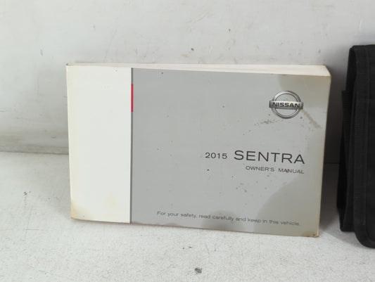 2015 Nissan Sentra Owners Manual Book Guide P/N:OM15EM 0B17U1 OEM Used Auto Parts