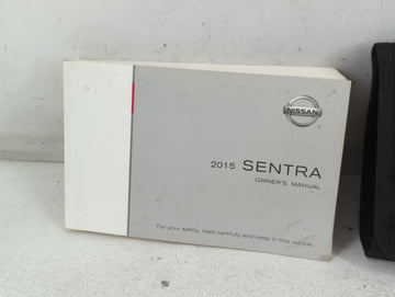 2015 Nissan Sentra Owners Manual Book Guide P/N:OM15EM 0B17U1 OEM Used Auto Parts