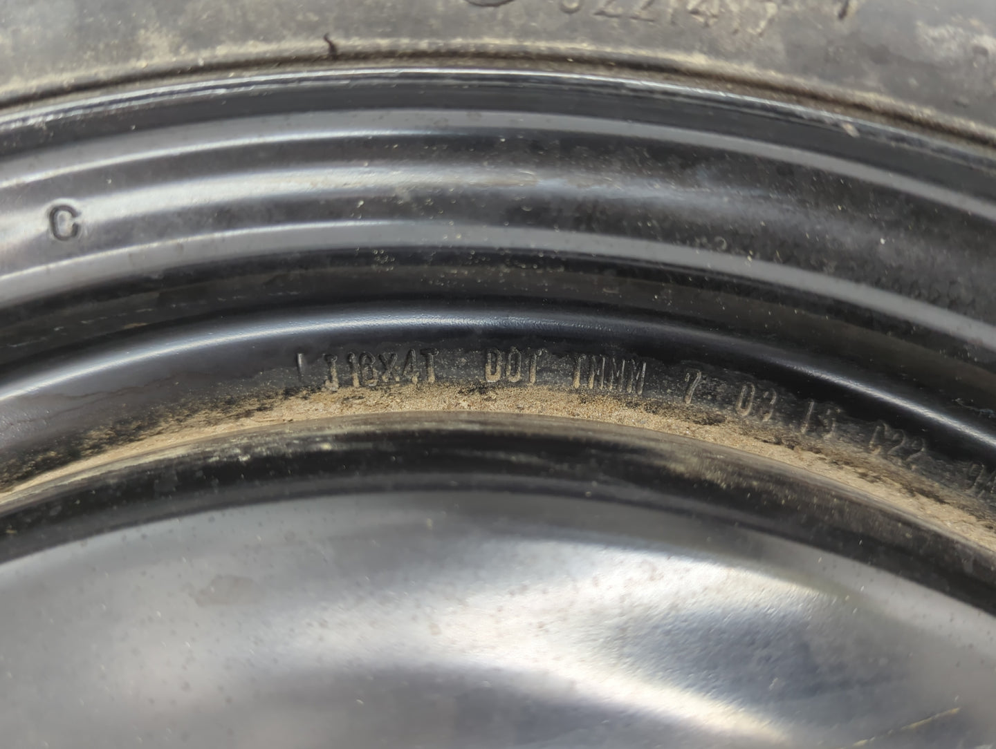 2015-2019 Nissan Sentra Spare Donut Tire Wheel Rim Oem - Oemusedautoparts1.com