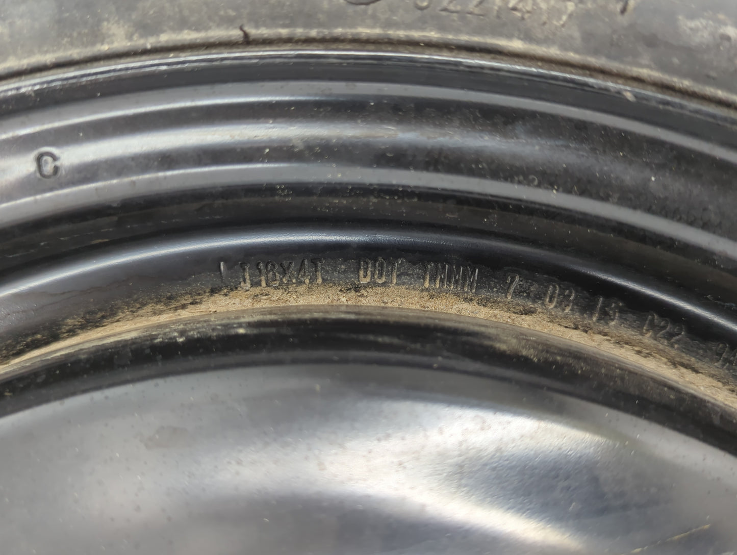 2015-2019 Nissan Sentra Spare Donut Tire Wheel Rim Oem - Oemusedautoparts1.com