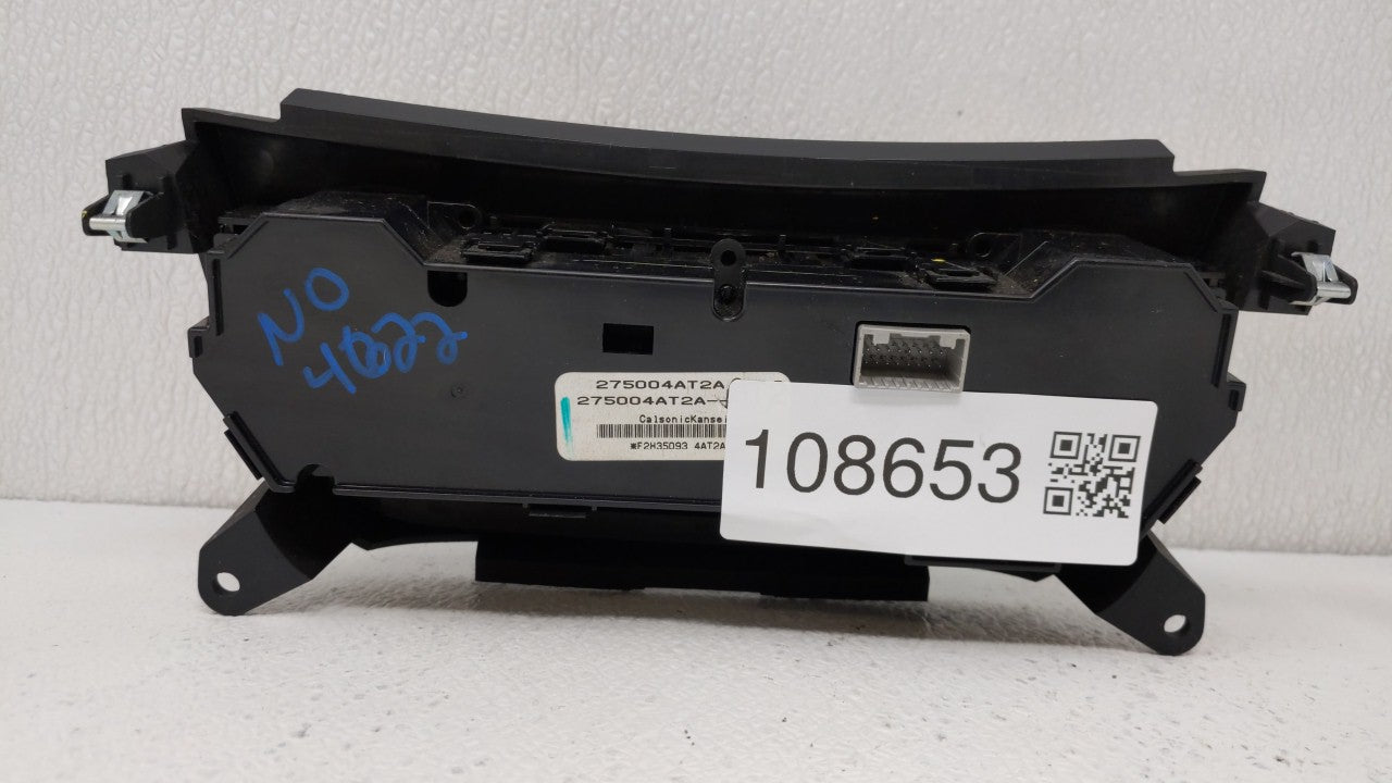 2015-2017 Nissan Sentra Climate Control Module Temperature AC/Heater Replacement P/N:275004AT2A Fits Fits 2015 2016 2017 OEM