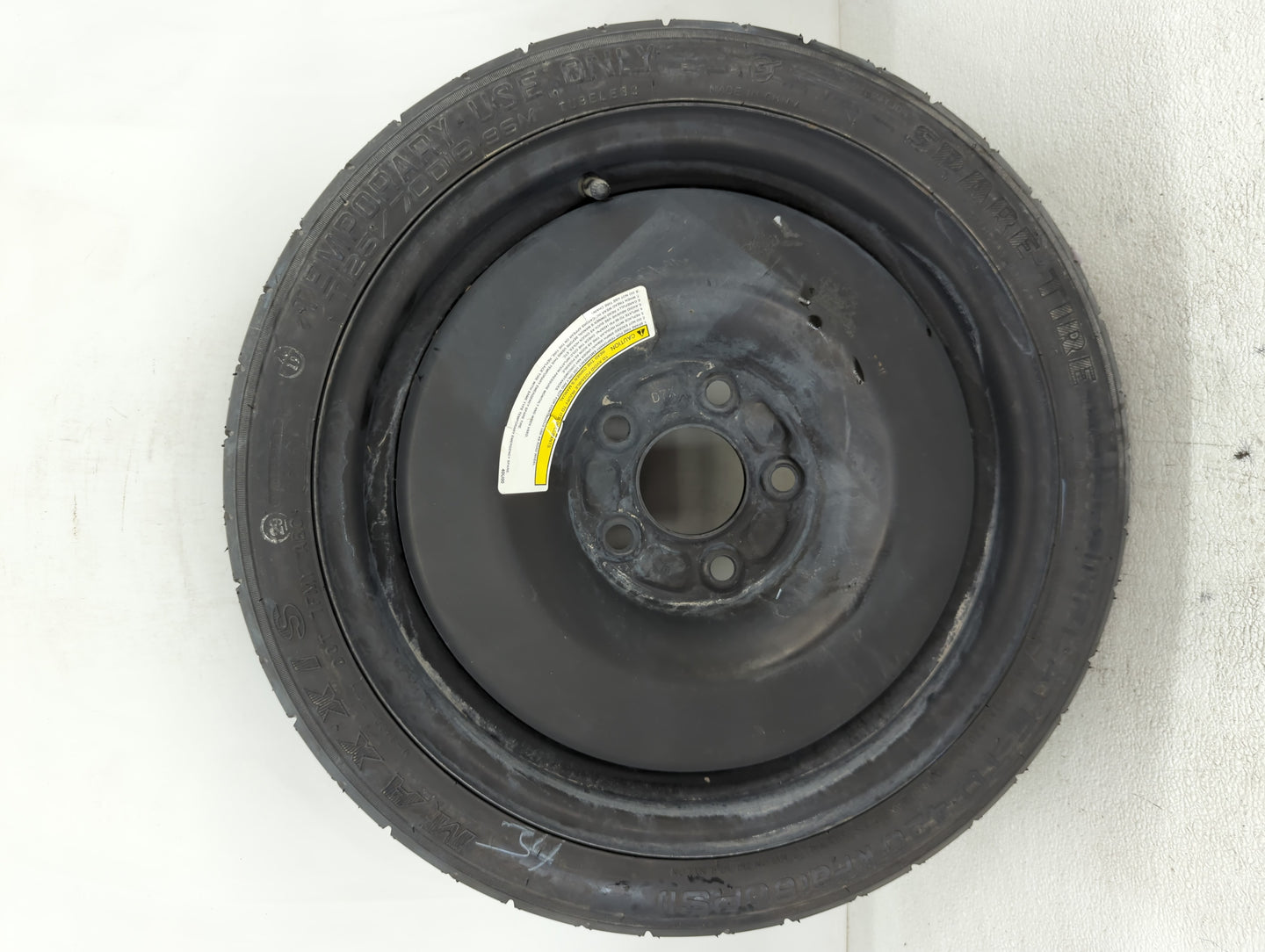 2013-2015 Nissan Sentra Spare Donut Tire Wheel Rim Oem - Oemusedautoparts1.com