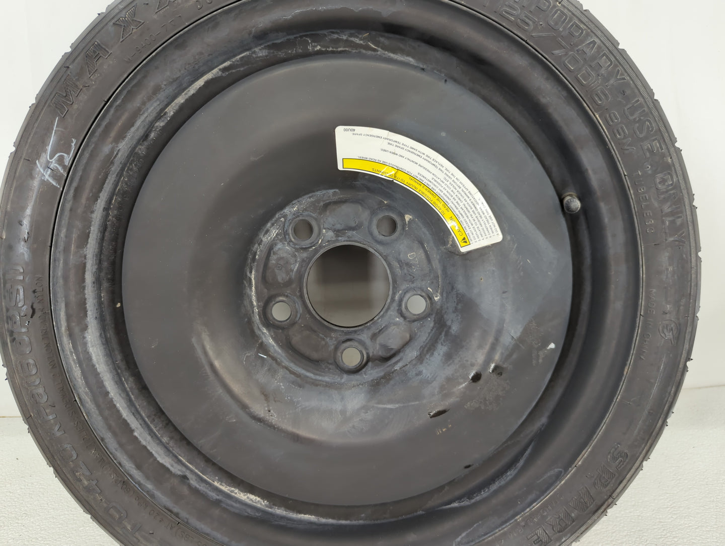 2013-2015 Nissan Sentra Spare Donut Tire Wheel Rim Oem - Oemusedautoparts1.com