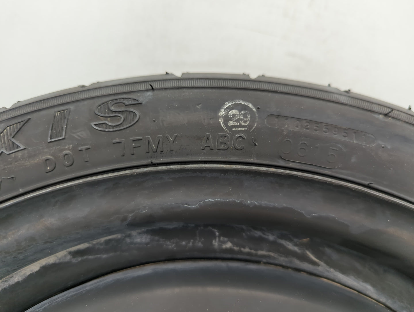 2013-2015 Nissan Sentra Spare Donut Tire Wheel Rim Oem - Oemusedautoparts1.com