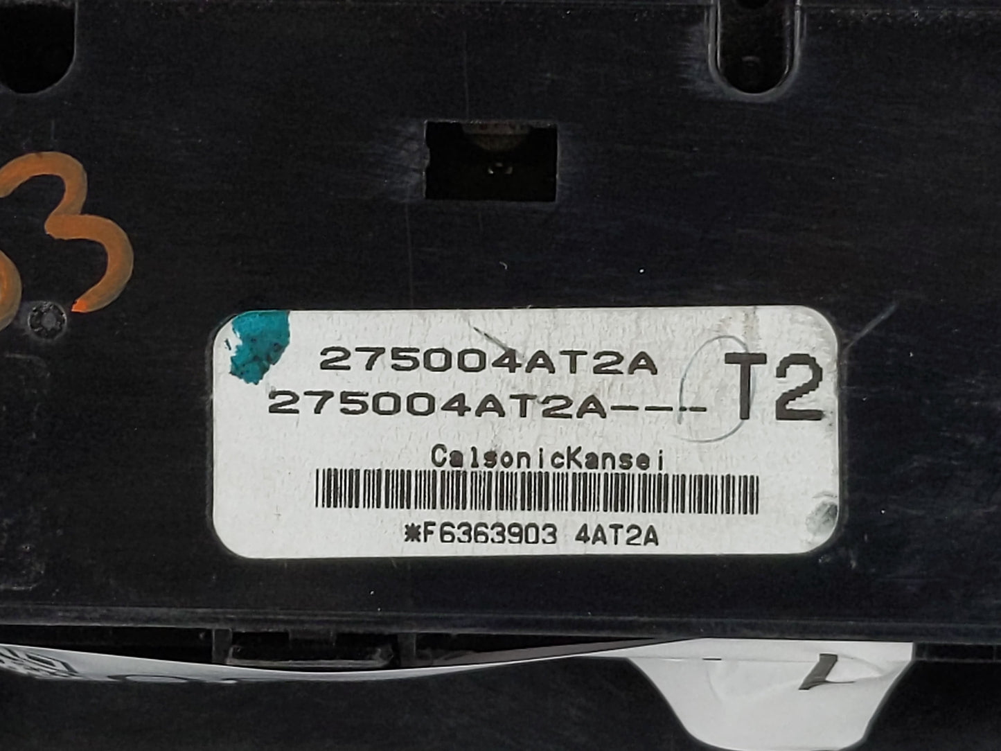 2015 Nissan Sentra Climate Control Module Temperature AC/Heater Replacement P/N:275004AT2A Fits OEM Used Auto Parts - Oemuse