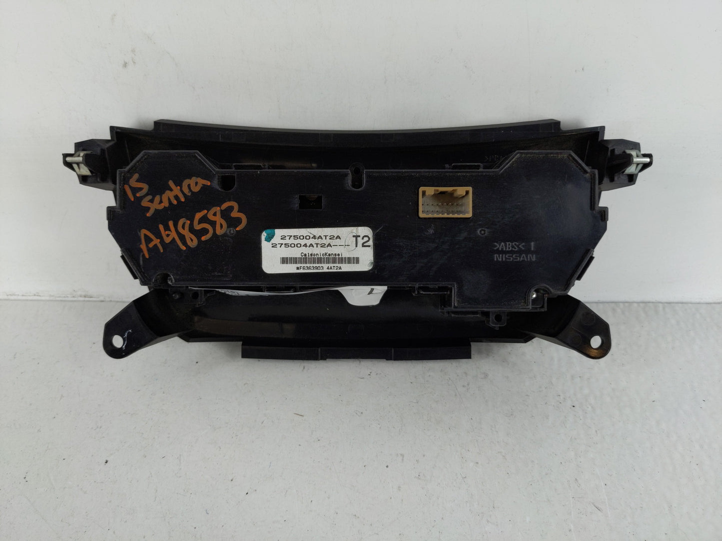 2015 Nissan Sentra Climate Control Module Temperature AC/Heater Replacement P/N:275004AT2A Fits OEM Used Auto Parts - Oemuse