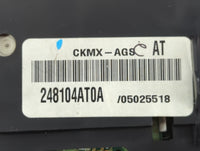 2015 Nissan Sentra Instrument Cluster Speedometer Gauges P/N:248104AT0A Fits OEM Used Auto Parts - Oemusedautoparts1.com