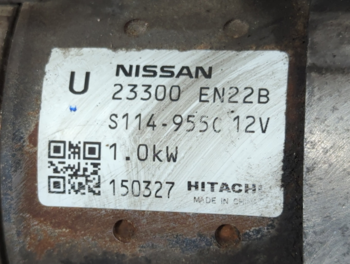 2013-2019 Nissan Sentra Car Starter Motor Solenoid OEM P/N:23300 EN22B Fits Fits 2013 2014 2015 2016 2017 2018 2019 2020 OEM