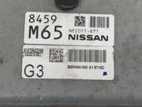 2013-2015 Nissan Sentra PCM Engine Control Computer ECU ECM PCU OEM P/N:NEC011-671 Fits Fits 2013 2014 2015 OEM Used Auto Pa