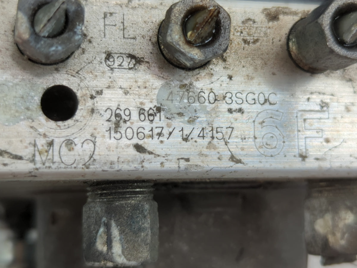 2015 Nissan Sentra Anti-Lock Brake ABS Pump Module Actuator OEM P/N:47660 3SG0C Fits OEM Used Auto Parts - Oemusedautoparts1