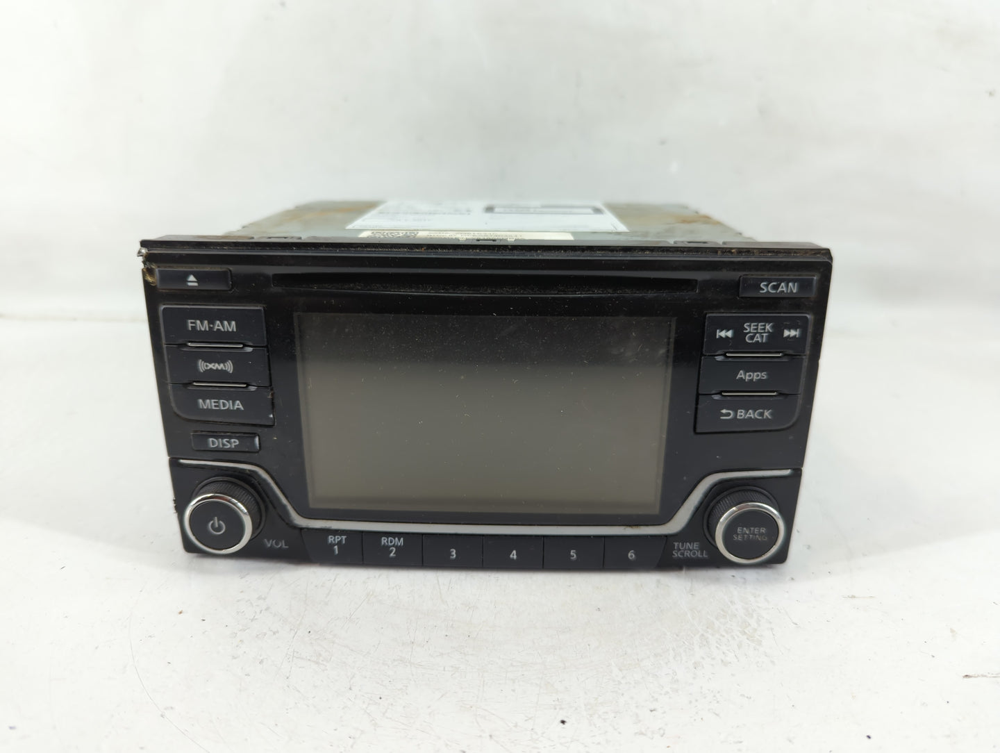 2015 Nissan Sentra Radio AM FM Cd Player Receiver Replacement P/N:28185 9M Fits Fits 2016 OEM Used Auto Parts - Oemusedautop