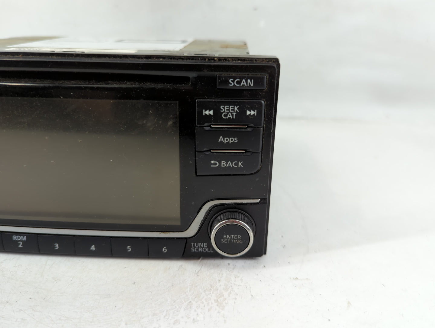 2015 Nissan Sentra Radio AM FM Cd Player Receiver Replacement P/N:28185 9M Fits Fits 2016 OEM Used Auto Parts - Oemusedautop