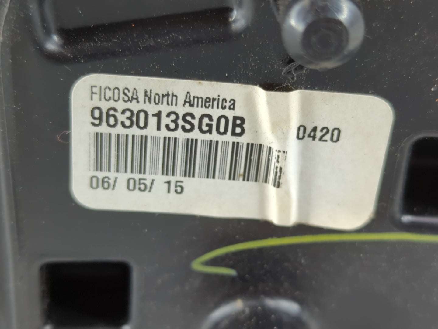 2013-2015 Nissan Sentra Passenger Side View Mirror - Right Door Mirror OEM Used - Oemusedautoparts1.com