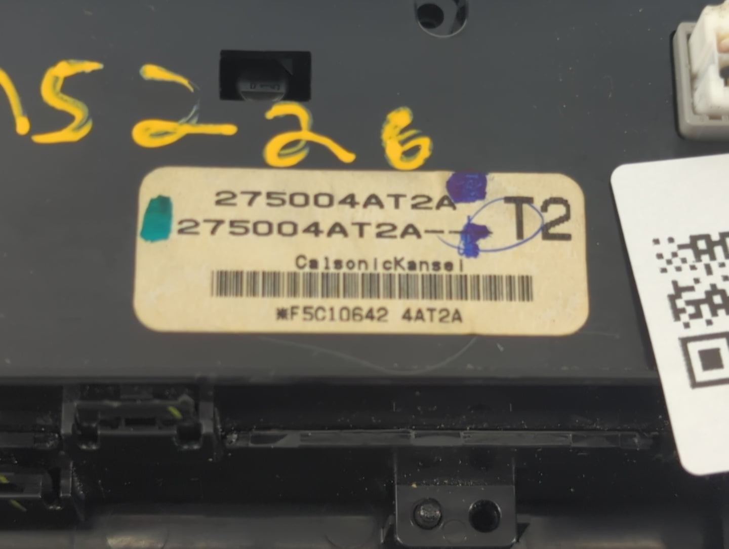 2015-2017 Nissan Sentra Climate Control Module Temperature AC/Heater Replacement P/N:275004AT2A Fits Fits 2015 2016 2017 OEM