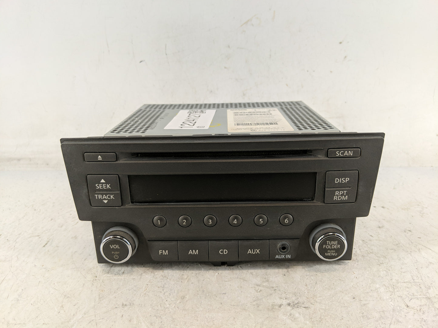 2013-2014 Nissan Sentra Radio AM FM Cd Player Receiver Replacement P/N:28185 3RA2A Fits Fits 2013 2014 OEM Used Auto Parts -