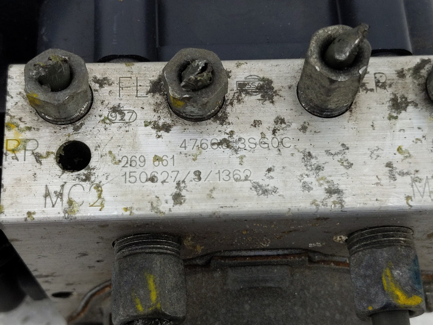 2015 Nissan Sentra ABS Pump Control Module Replacement P/N:47660-3SG0C Fits OEM Used Auto Parts - Oemusedautoparts1.com